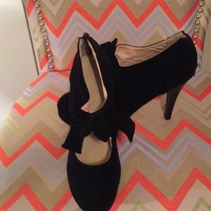 Size 10.5 Velvet Heels. NWOT or box. Unbranded.